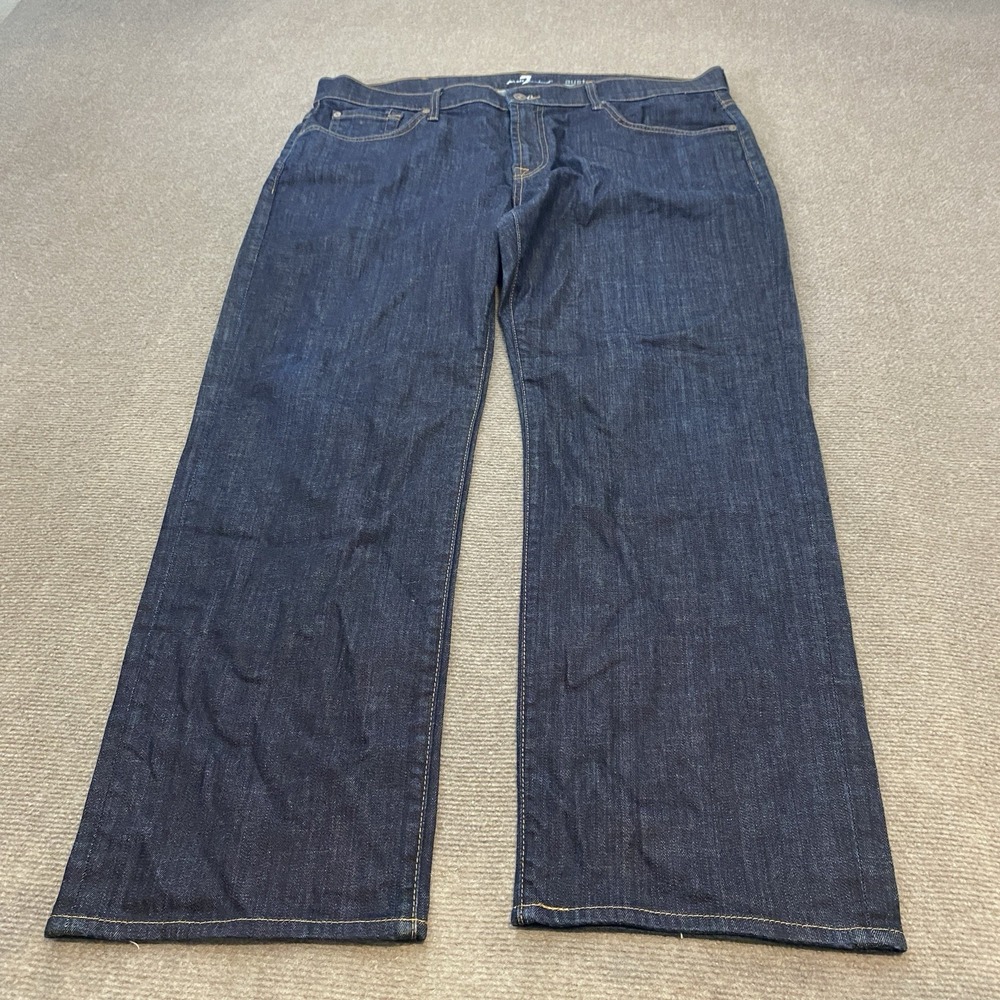7 For All Mankind Austyn Jeans‎ Men 40x30 Y2K Baggy Button Fly Wide Leg USA